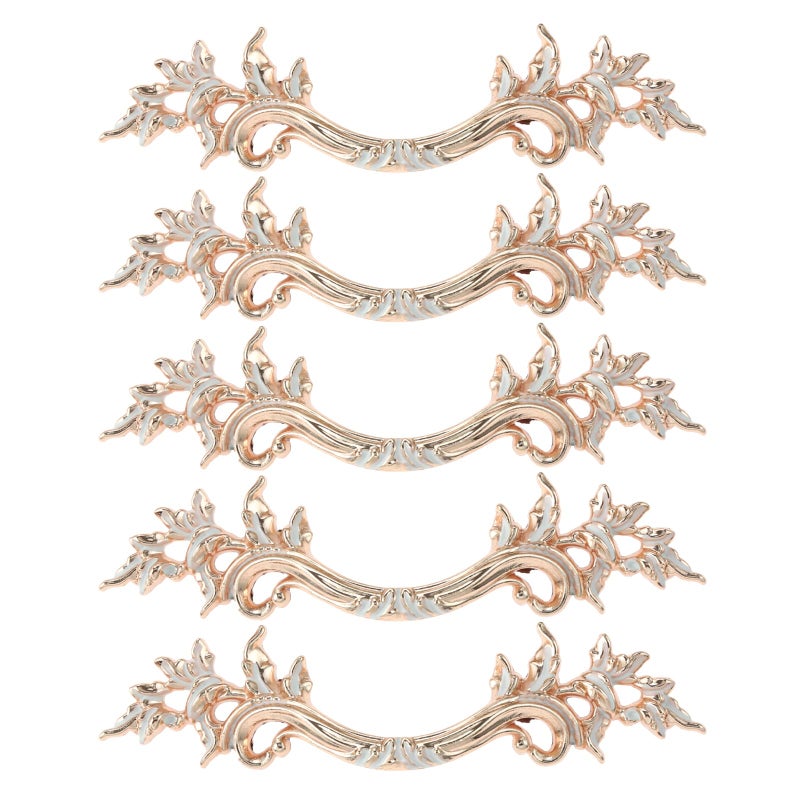 Mgoodoo 5Pcs Gold European Style Vintage Handles Pulls for Cabinet Door Dresser Cupboard Closet Drawer Furniture - Image 1